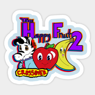 Happy Fruit 2 and Monitageo Crossover Sticker